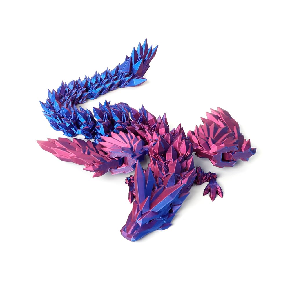 Amazon.com: Flavery 3D Printed Dragon - 18 inch Flying Articulated